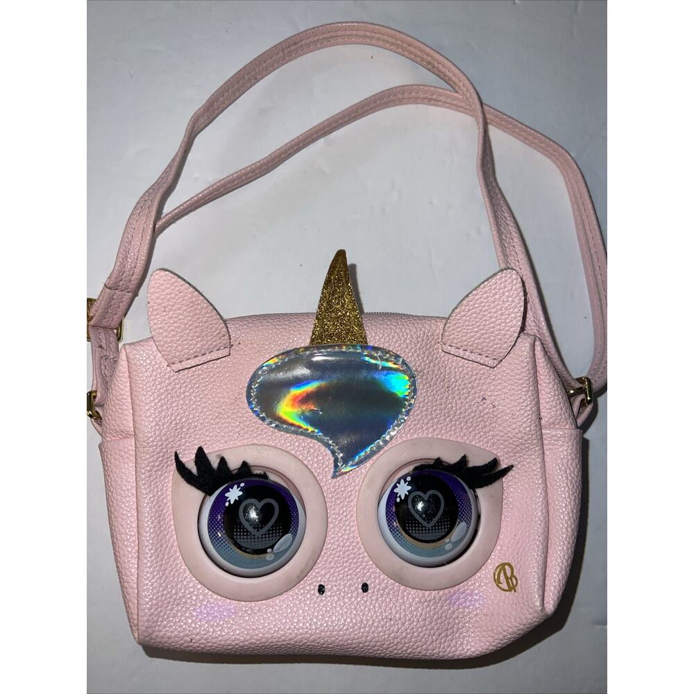 Purse Pets, Glamicorn Unicorn Interactive Pet Toy -Kids Crossbody Shoulder Purse